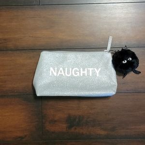NWOT Naughty/Nice Shimmer Makeup Bag